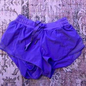 Purple lululemon hotty hots old style